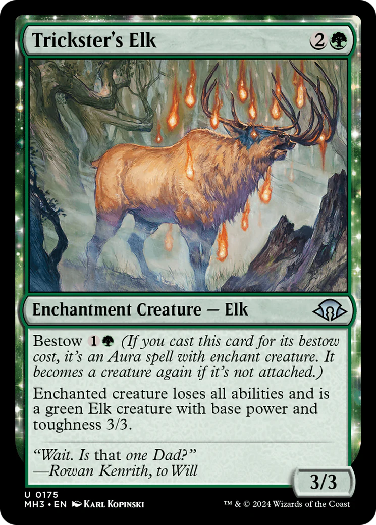 Trickster's Elk (MH3-175) Foil - Modern Horizons 3: (enchantment)