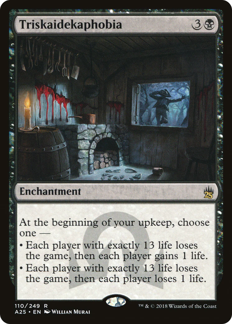 Triskaidekaphobia (A25-110)  - Masters 25