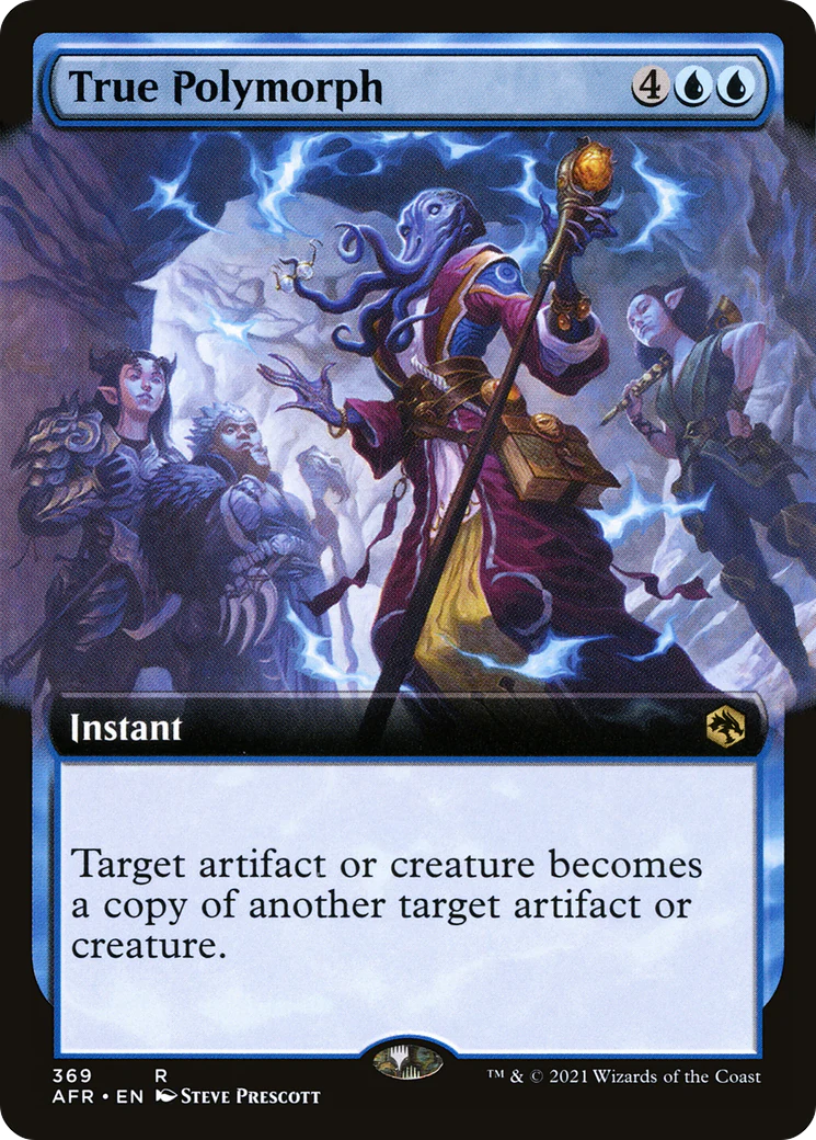 True Polymorph (Extended Art) (AFR-369)  Foil - Adventures in the Forgotten Realms: (Extended Art)