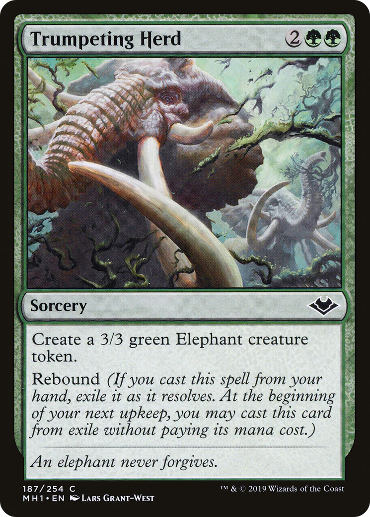 Trumpeting Herd (MH1-187)  - Modern Horizons