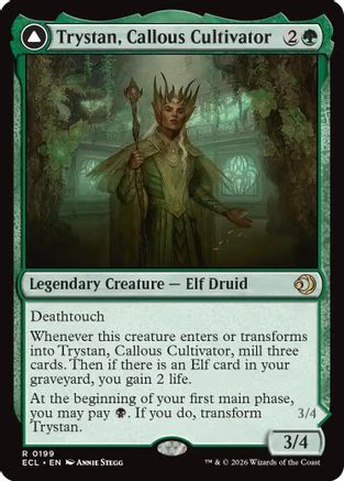 Trystan, Callous Cultivator (ECL-199) Foil - Lorwyn Eclipsed