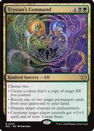 Trystan's Command (ECL-247) Foil - Lorwyn Eclipsed