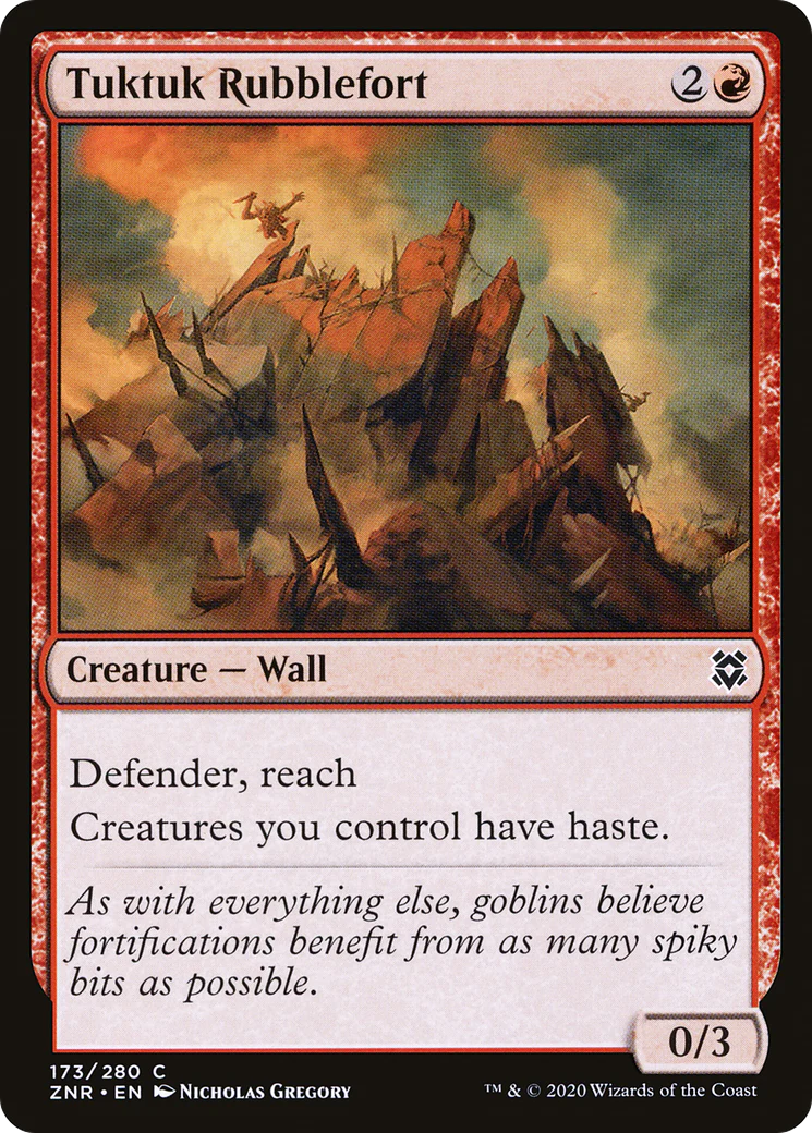 Tuktuk Rubblefort (ZNR-173)  Foil - Zendikar Rising