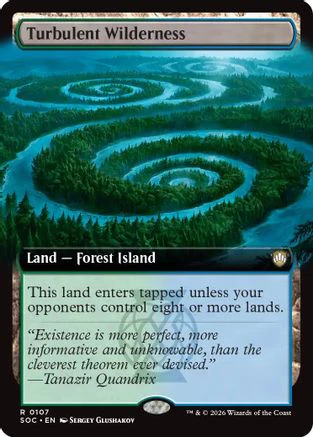 Turbulent Wilderness (Extended Art) (SOC-107)  - Commander: Secrets of Strixhaven