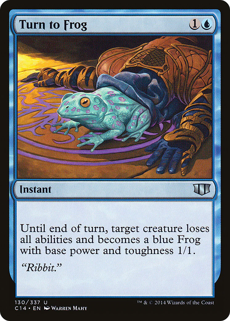Turn to Frog (C14-130)  - Commander 2014