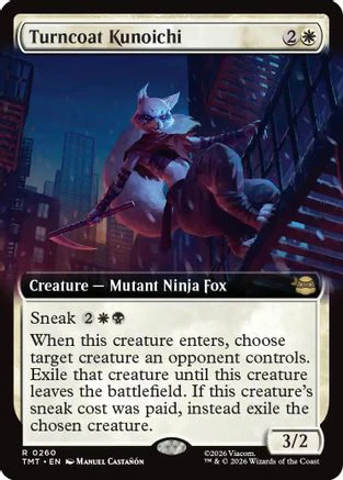 Turncoat Kunoichi (Extended Art) (TMT-260)  - Teenage Mutant Ninja Turtles