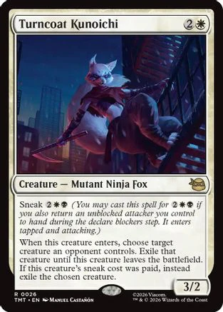 Turncoat Kunoichi (TMT-026)  - Teenage Mutant Ninja Turtles
