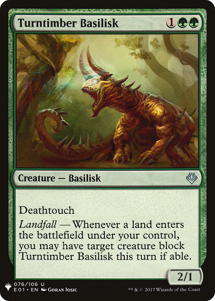 Turntimber Basilisk (LIST-076)  - The List