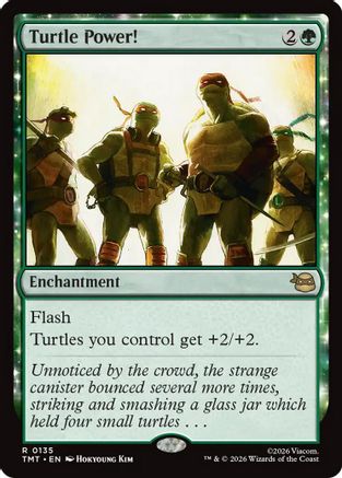 Turtle Power! (TMT-135)  Foil - Teenage Mutant Ninja Turtles