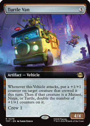 Turtle Van (Extended Art) (TMT-278)  Foil - Teenage Mutant Ninja Turtles