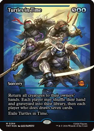 Turtles in Time (Showcase) (TMT-284)  Foil - Teenage Mutant Ninja Turtles