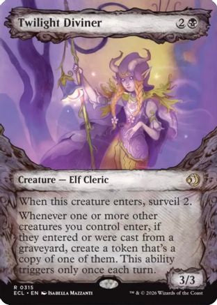 Twilight Diviner (Showcase) (ECL-315)  Foil - Lorwyn Eclipsed