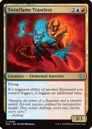 Twinflame Travelers (ECL-248)  Foil - Lorwyn Eclipsed