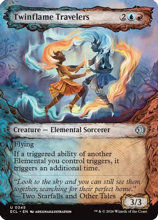 Twinflame Travelers (Showcase) (ECL-345)  - Lorwyn Eclipsed