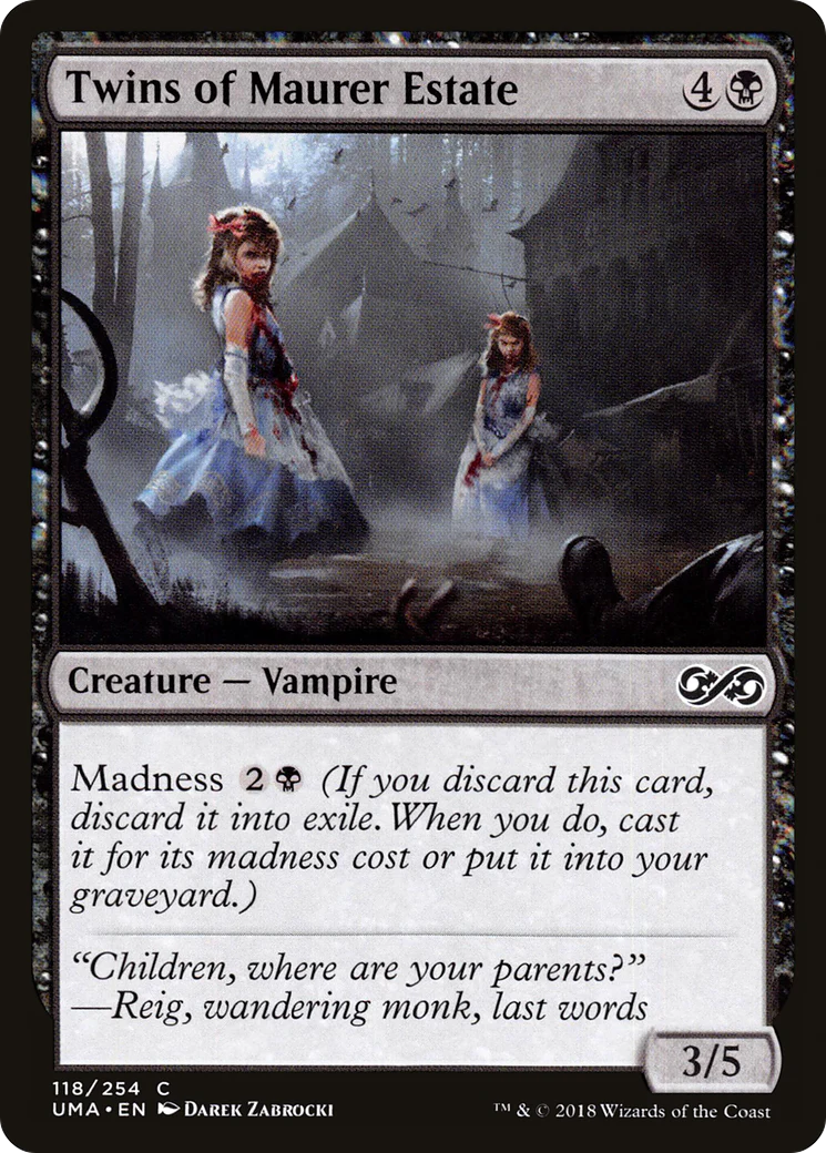 Twins of Maurer Estate (UMA-118)  - Ultimate Masters