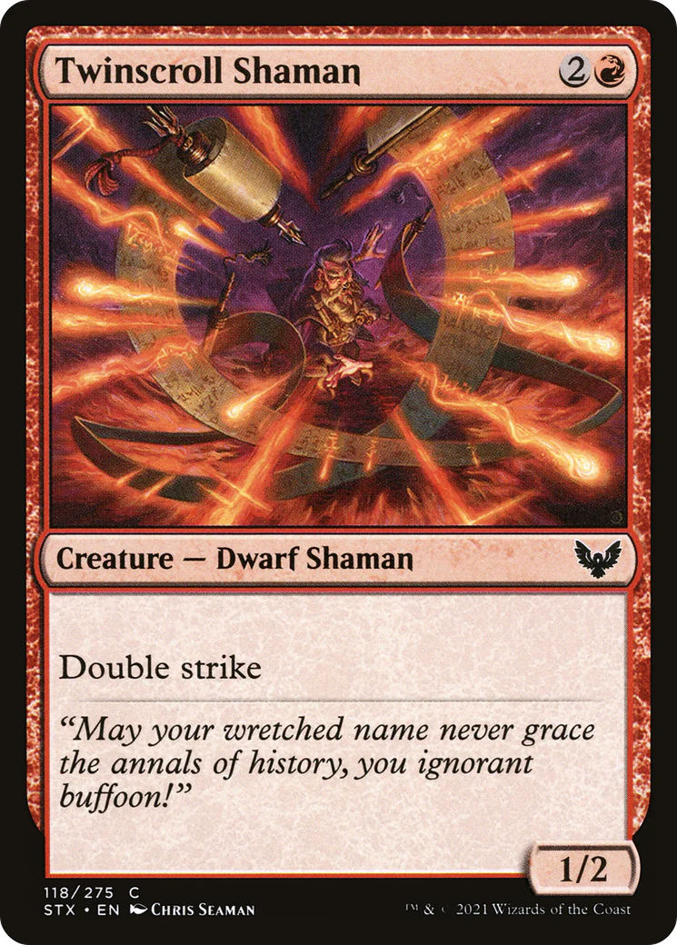 Twinscroll Shaman (STX-118)  Foil - Strixhaven: School of Mages
