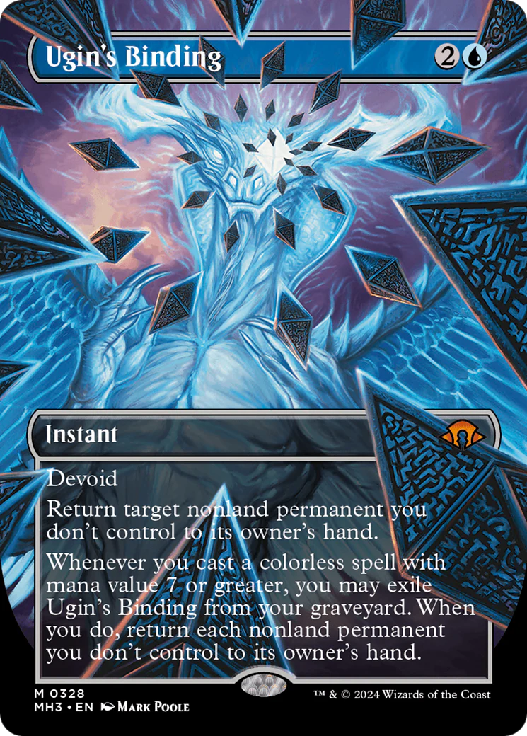 Ugin's Binding (Borderless) (MH3-328)  - Modern Horizons 3