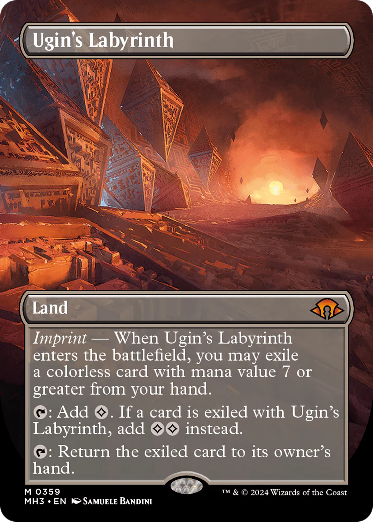 Ugin's Labyrinth (Borderless) (MH3-359)  Foil - Modern Horizons 3