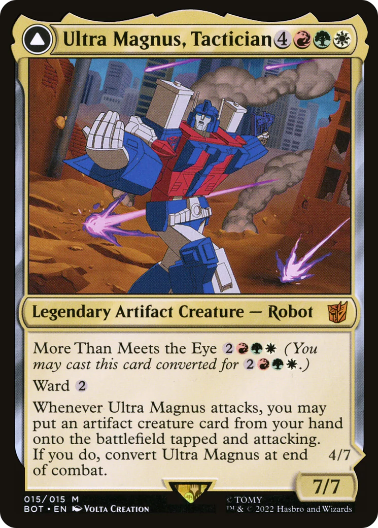 Ultra Magnus, Tactician (BOT-015)  Foil - Transformers: (convertdfc) - Image 4
