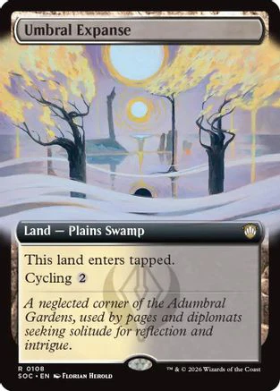 Umbral Expanse (Extended Art) (SOC-108)  - Commander: Secrets of Strixhaven