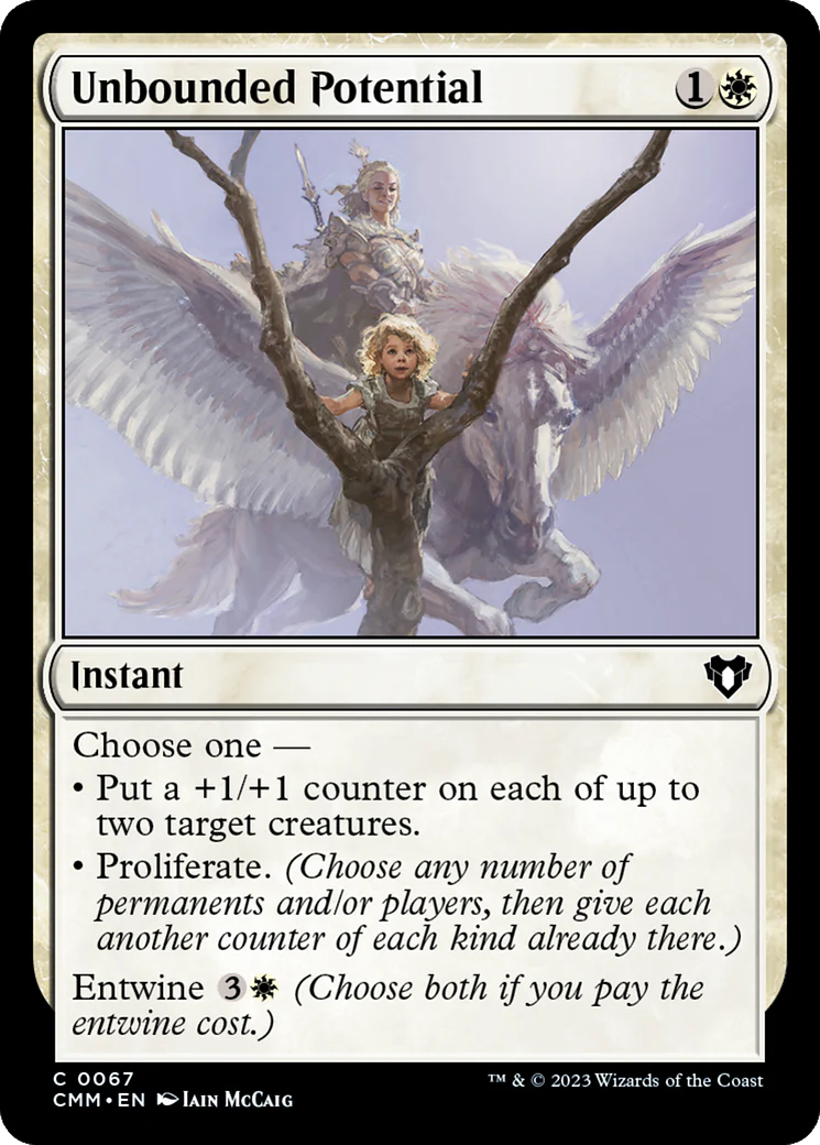 Unbounded Potential (CMM-067)  Foil - Commander Masters