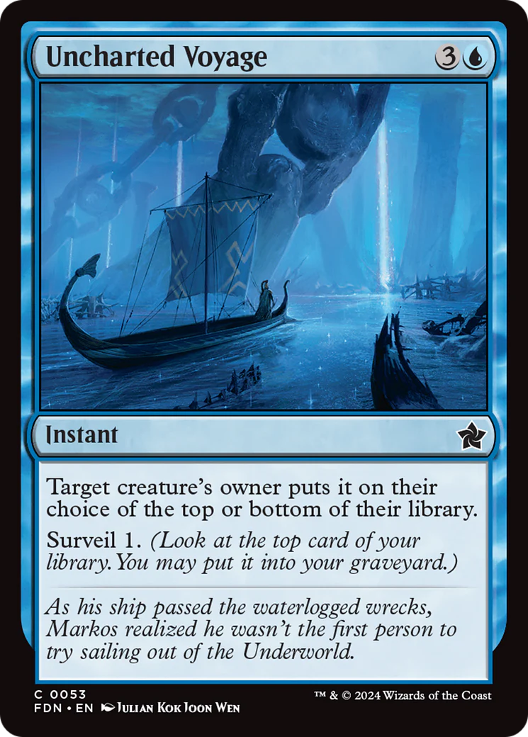 Uncharted Voyage (FDN-053)  - Foundations