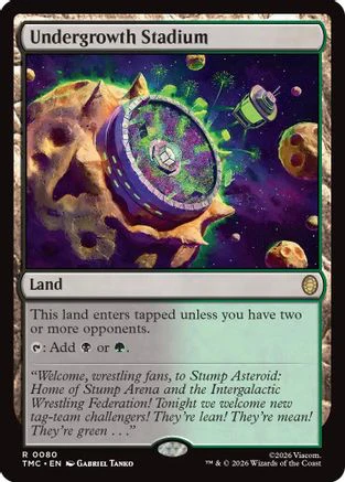 Undergrowth Stadium (TMC-080)  - Commander: Teenage Mutant Ninja Turtles