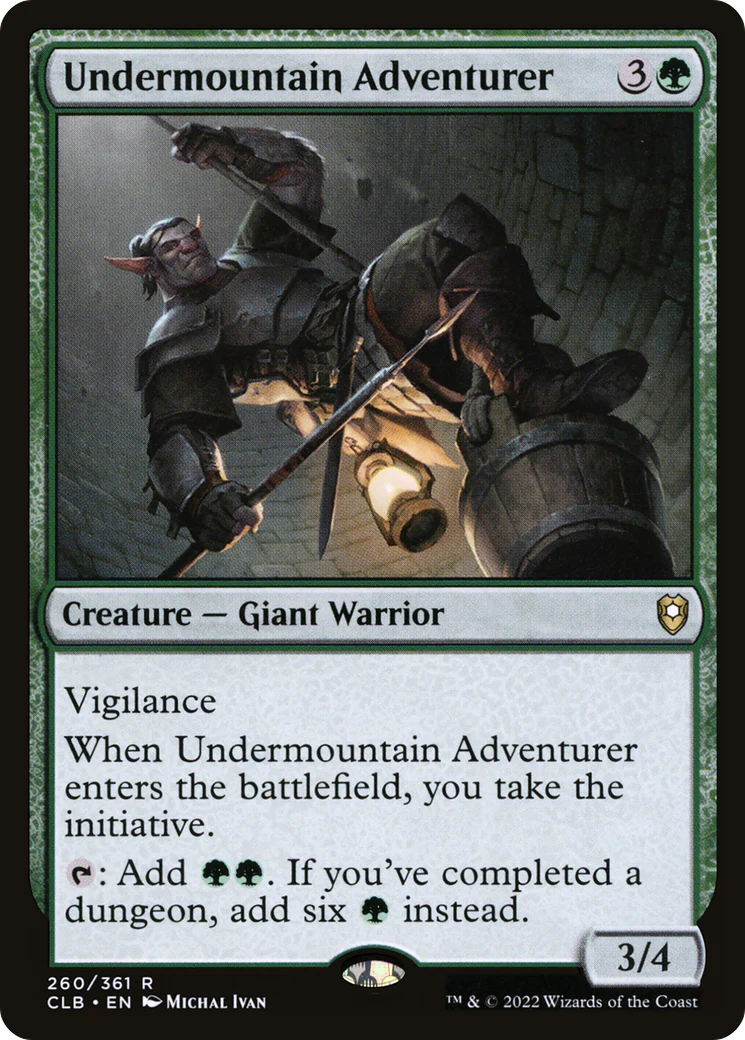 Undermountain Adventurer (CLB-260)  - Commander Legends: Battle for Baldur's Gate