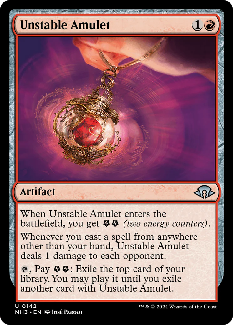 Unstable Amulet (MH3-142)  - Modern Horizons 3