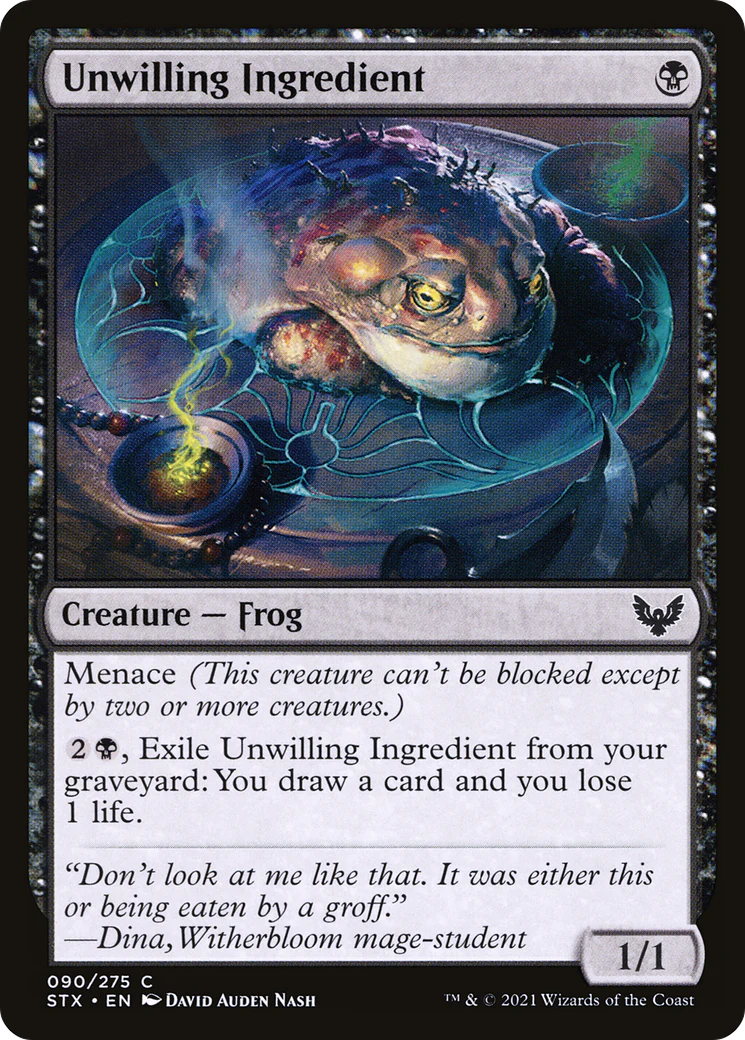 Unwilling Ingredient (STX-090)  Foil - Strixhaven: School of Mages