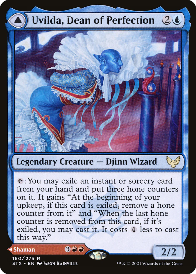 Uvilda, Dean of Perfection (STX-160) Foil - Strixhaven: School of Mages