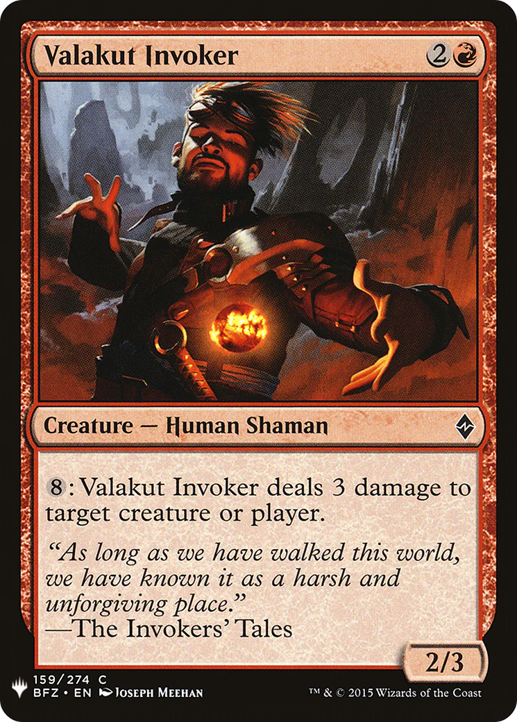 Valakut Invoker (LIST-159)  - The List