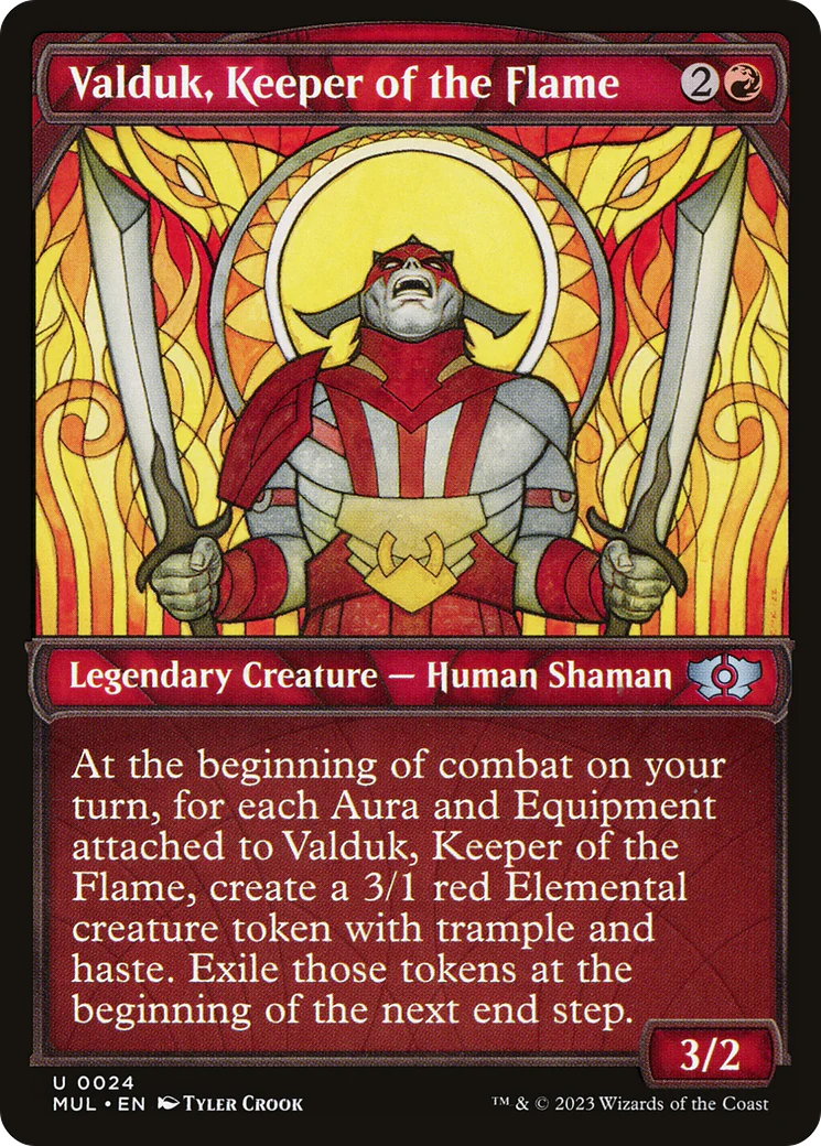 Valduk, Keeper of the Flame (MUL-024)  - Multiverse Legends: (Showcase)