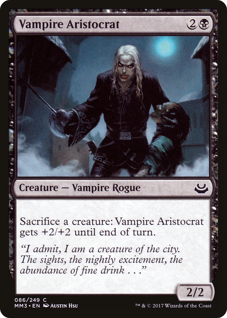 Vampire Aristocrat (MM3-086)  - Modern Masters 2017