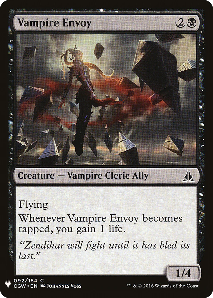 Vampire Envoy (LIST-092)  - The List