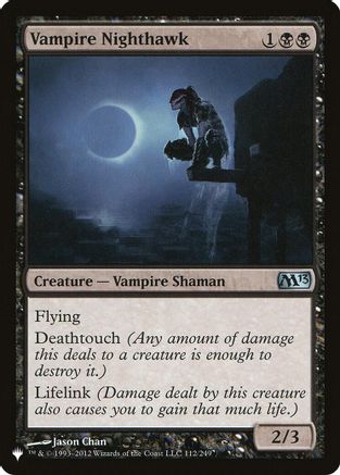 Vampire Nighthawk (LIST-112)  - The List Reprints