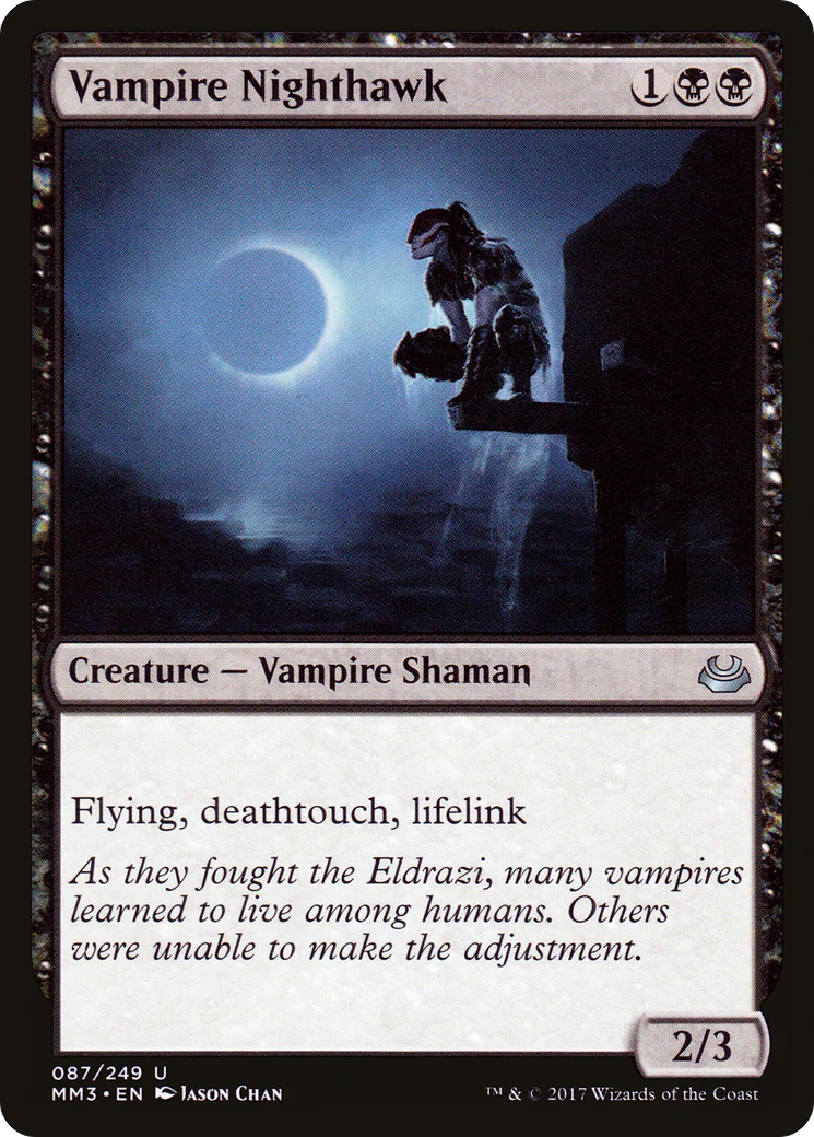 Vampire Nighthawk (MM3-087) Foil - Modern Masters 2017