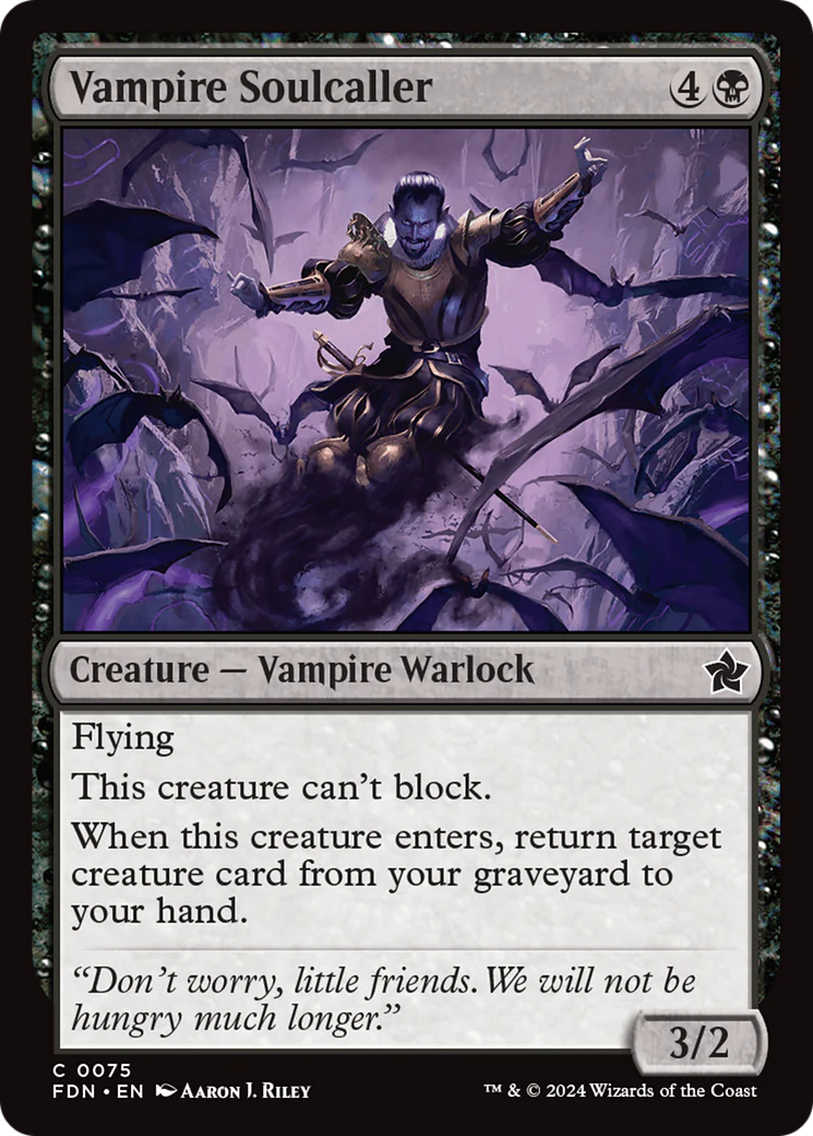 Vampire Soulcaller (FDN-075)  Foil - Foundations