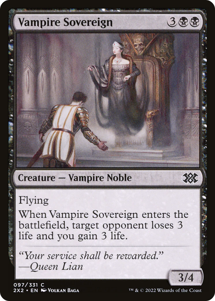 Vampire Sovereign (2X2-097)  - Double Masters 2022