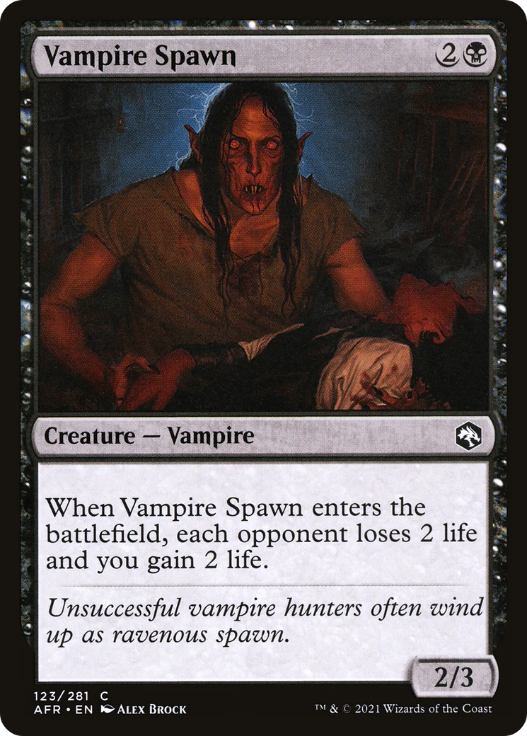 Vampire Spawn (AFR-123)  - Adventures in the Forgotten Realms