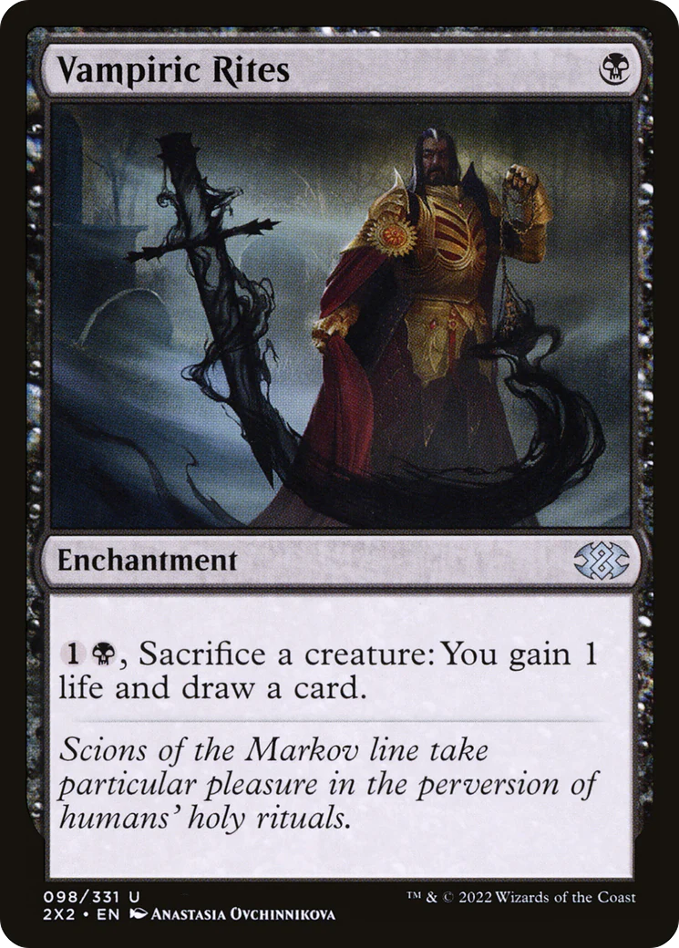 Vampiric Rites (2X2-098)  Foil - Double Masters 2022