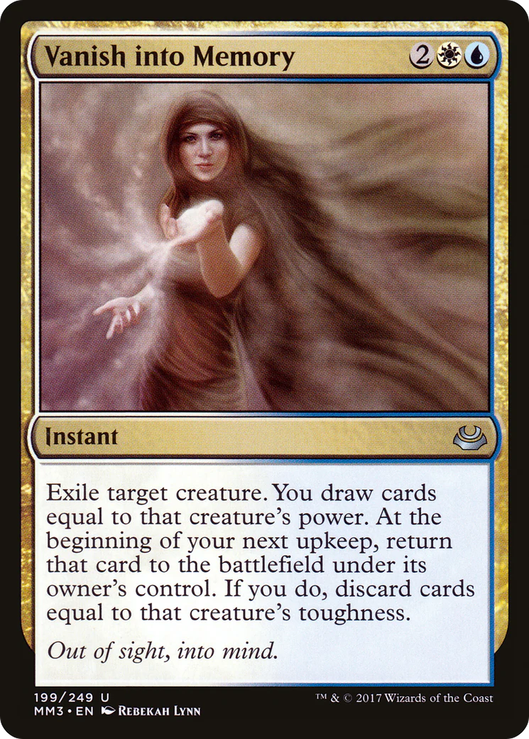 Vanish into Memory (MM3-199)  Foil - Modern Masters 2017