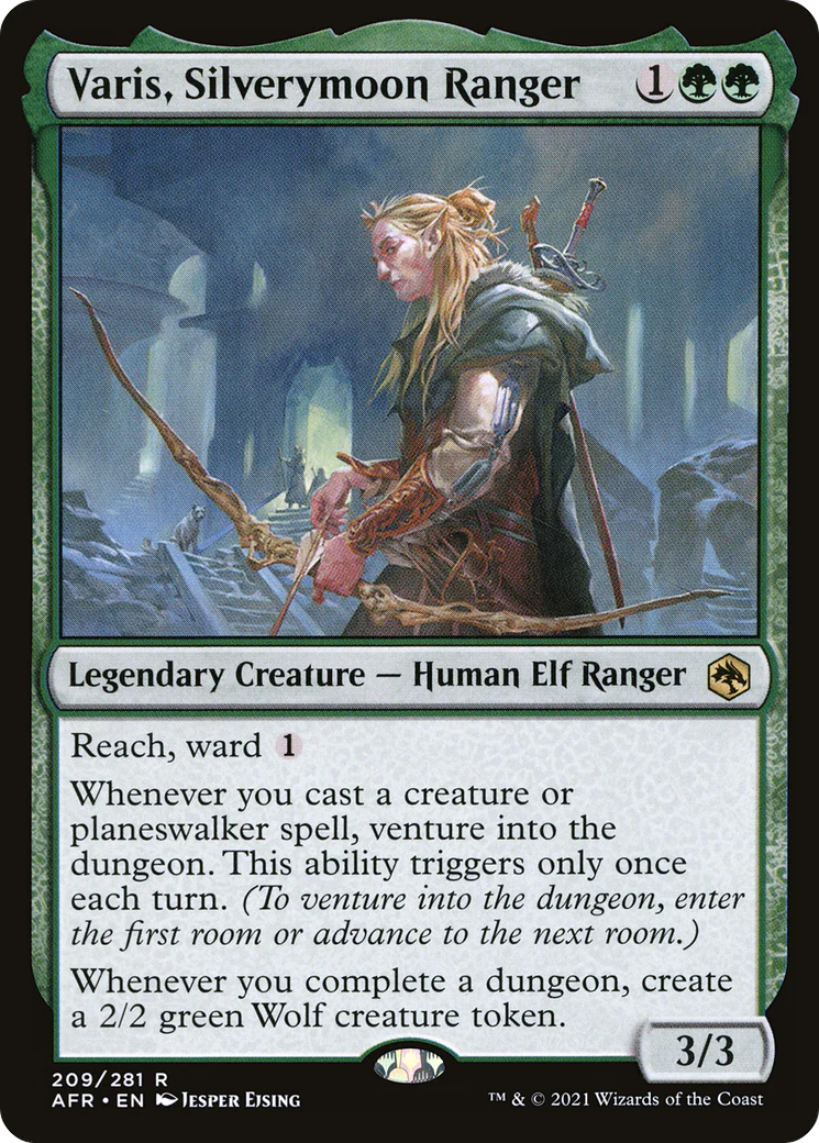 Varis, Silverymoon Ranger (AFR-209)  - Adventures in the Forgotten Realms