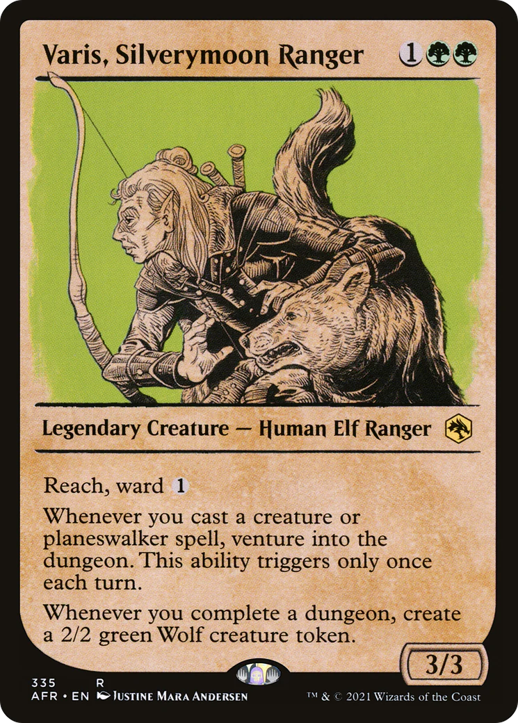 Varis, Silverymoon Ranger (Showcase) (AFR-335)  - Adventures in the Forgotten Realms: (Showcase)