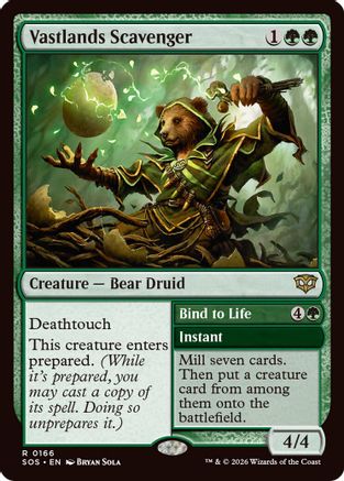 Vastlands Scavenger (SOS-166) Foil - Secrets of Strixhaven