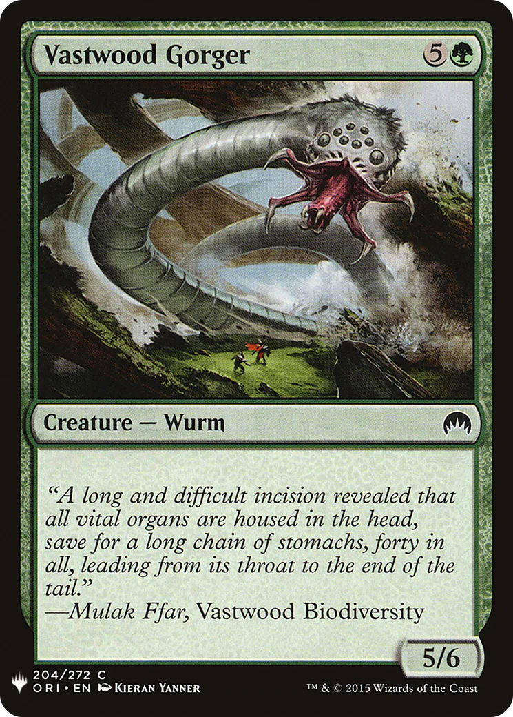 Vastwood Gorger (LIST-ORI-204)  - The List