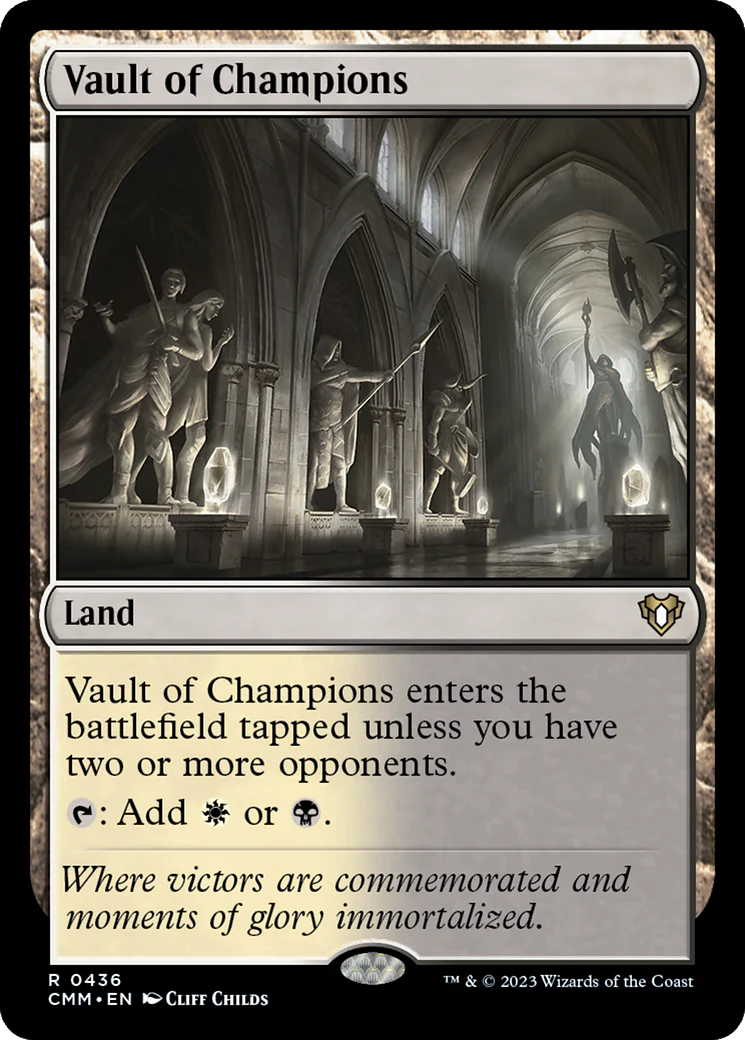 Vault of Champions (CMM-436)  Foil - Commander Masters
