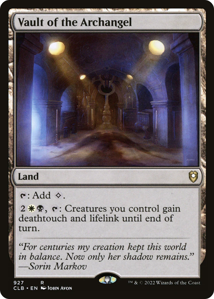 Vault of the Archangel (CLB-927)  - Commander Legends: Battle for Baldur's Gate