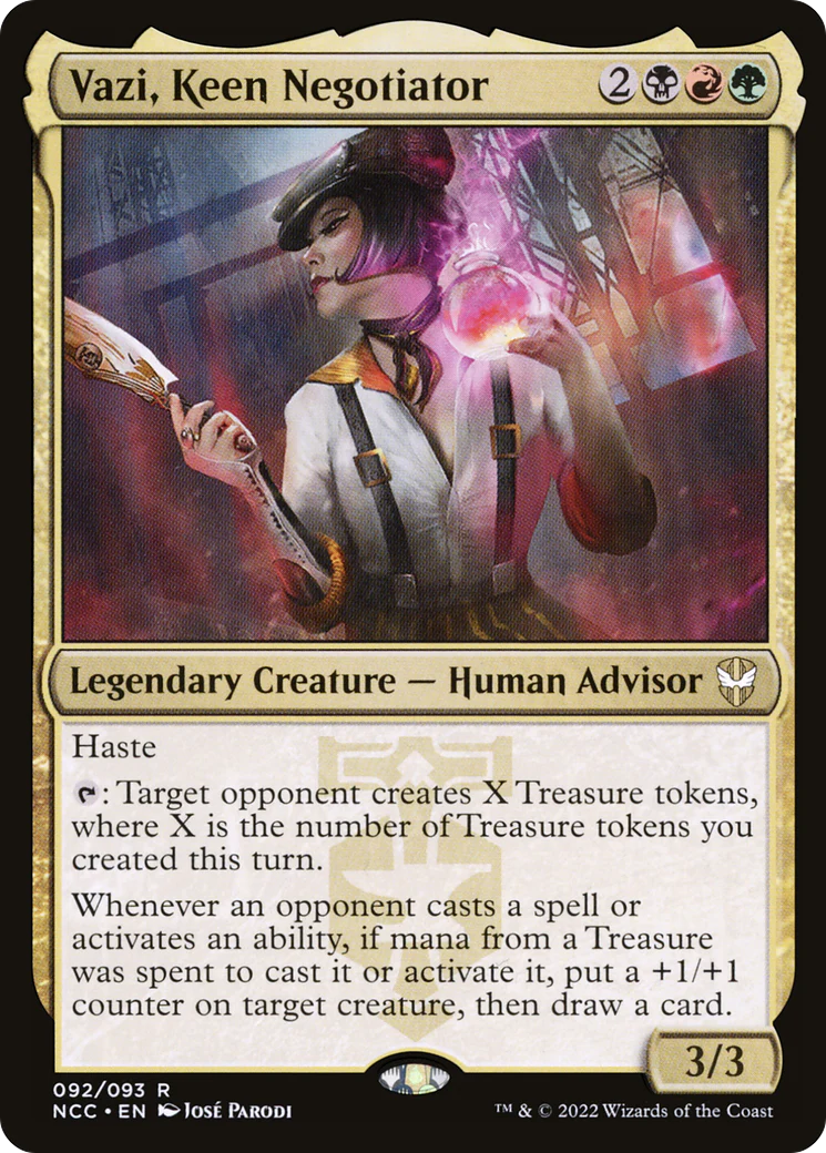 Vazi, Keen Negotiator (NCC-092)  Foil - New Capenna Commander