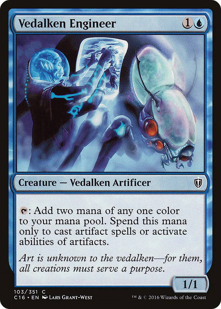 Vedalken Engineer (C16-103)  - Commander 2016